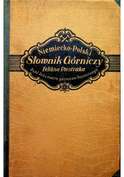 Słownik górniczy 1924 r