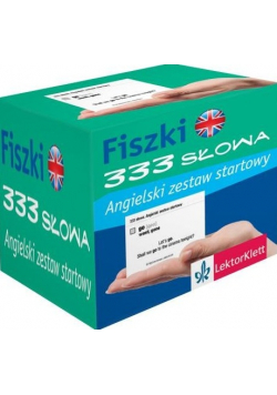 Fiszki 333 słowa Angielski zestaw startowy