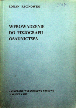 Wprowadenie do fizjografii osadnictwa
