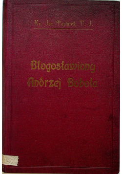 Błogosławiony Andrzej Bobola 1936 r