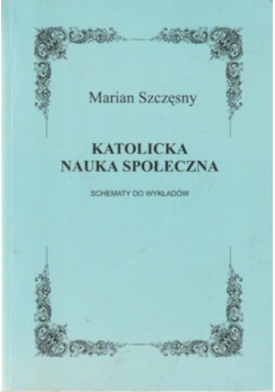 Katolicka nauka społeczna