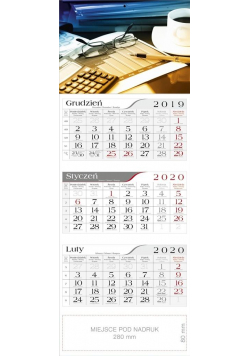 Kalendarz 2020 Trójdzielny Chwila relaksu CRUX