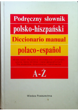 Podręczny słownik polsko  hiszpański