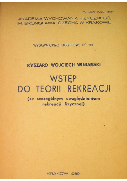 Wstęp do teorii rekreacji