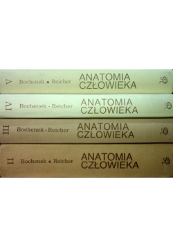 Anatomia człowieka Tom od II do V