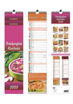 Kalendarz 2020 13 Plansz paskowy - Kuchnia EV-CORP