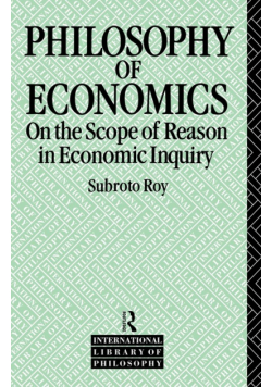 The Philosophy of Economics