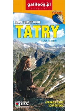 Mapa turystyczna - Tatry 1:22 500 w.2021