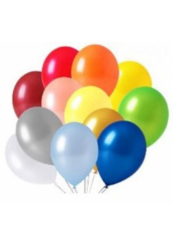 Balony metalik mix  kolorów 80 sztuk