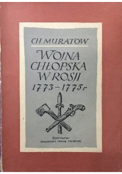 Wojna chłopska w Rosji 1773 1775r