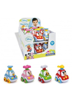 Disney Baby Samochodziki naciśnij i jedź mix NOWA
