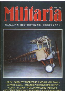 Militaria magazyn historyczno modelarski vol 1 no 3