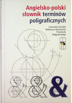Angielsko-polski słownik terminów poligraficznych