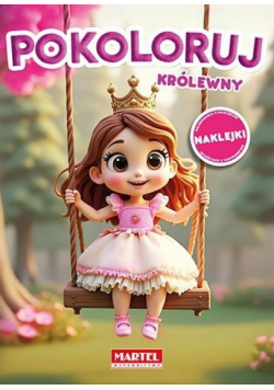 Pokoloruj królewny. Kolorowanka z naklejkami