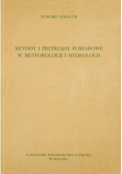 Metody i przyrządy pomiarowe w meteorologii i hydrologii
