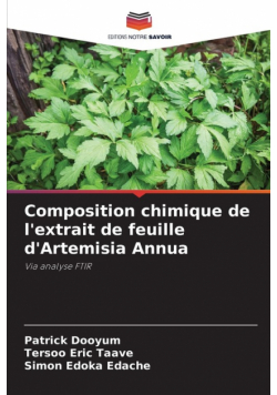 Composition chimique de l'extrait de feuille d'Artemisia Annua