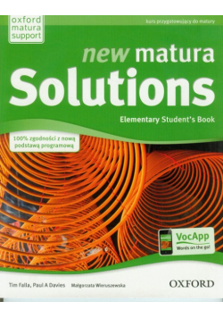 New Matura Solutions Elementary Student's Book
