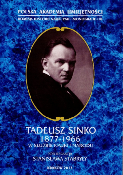 Tadeusz Sinko 1877-1966