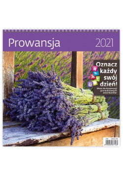 Kalendarz 2021 30x30 Prowansja HELMA