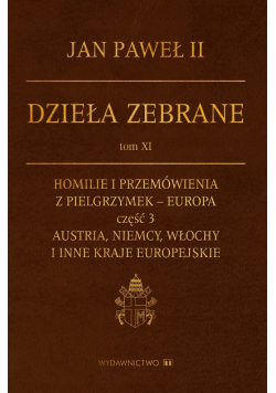 Homilie i przemówienia z pielgrzymek Tom XI