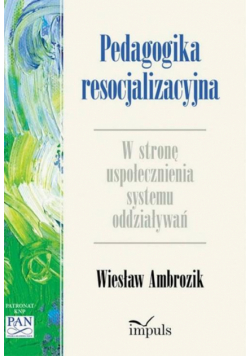 Pedagogika resocjalizacyjna
