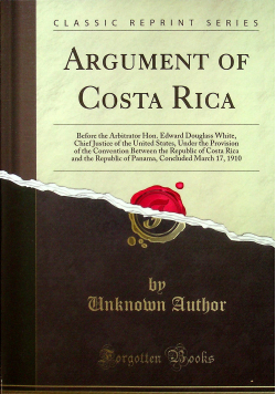 Argument of the Costa Rica reprint z 1913 r