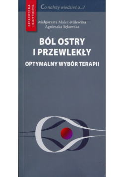 Ból ostry i przewlekły