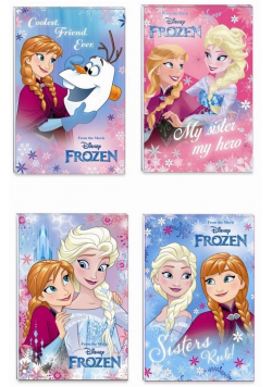 Notes A7/30K z poddrukiem Frozen (16szt)
