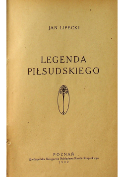 Legenda Piłsudskiego 1922 r