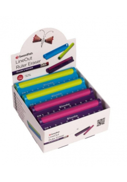 Gumka Ruler LineOut 10cm (24szt)