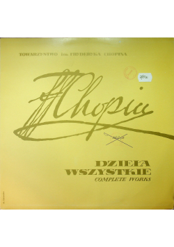 Fryderyk Chopin Dzieła wszystkie Opakowanie 8 Płyta Winylowa