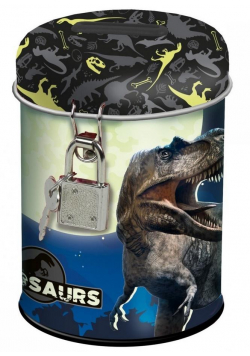 Skarbonka z kłódką Dinozaur 13 DERFORM