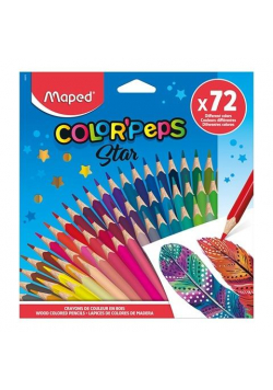 Kredki Colorpeps trójkątne 72 kolory