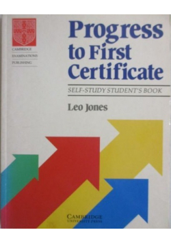 Progress To First Certificate Self Study Students Book