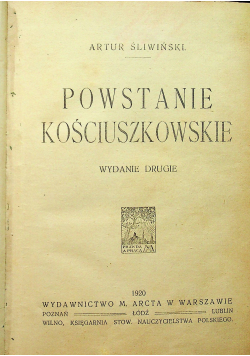 Powstanie Kościuszkowskie 1920 r