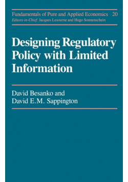 Designing Regulatory Polcy