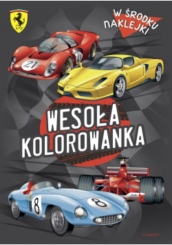 Ferrari. Wesoła kolorowanka z naklejkami