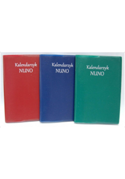 Kalendarz 2021 Kieszonkowy Nuno z notesem PCV MIX
