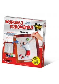 Wypukła malowanka Sport - Siatkarz