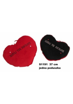 Poduszka Serce dwustronna 37cm