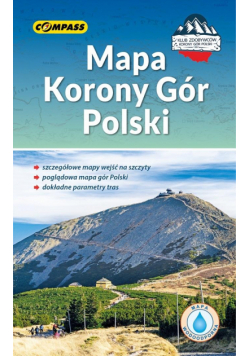 Mapa tur. - Mapa Korony Gór Polski laminowana