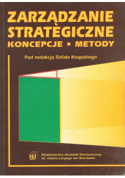 Zarządzanie strategiczne koncepcje
