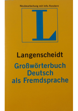 Grobworterbuch Deutsch als Fremdsprache