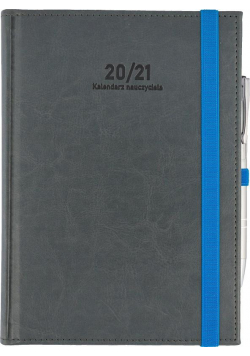 Kalendarz Nauczyciela A5 2020/2021 Nebraska szary