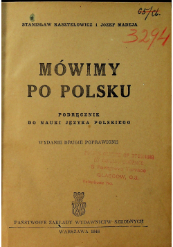 Mówimy po polsku 1946 r.