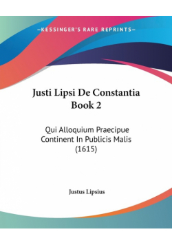 Justi Lipsi De Constantia Book 2