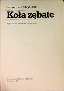 Koło zębate Tom 1