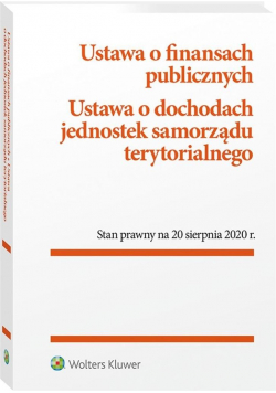 Ustawa o finansach publicznych 20.08.2020