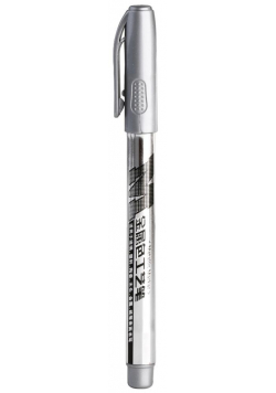 Długopis żelowy 0.6mm srebrny (12szt) M&G