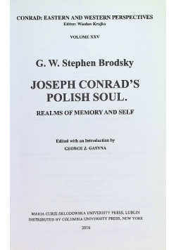 Joseph Conrad's Polish Soul